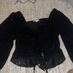 black “going out top”